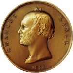 gold medal with face of Charles Lyell